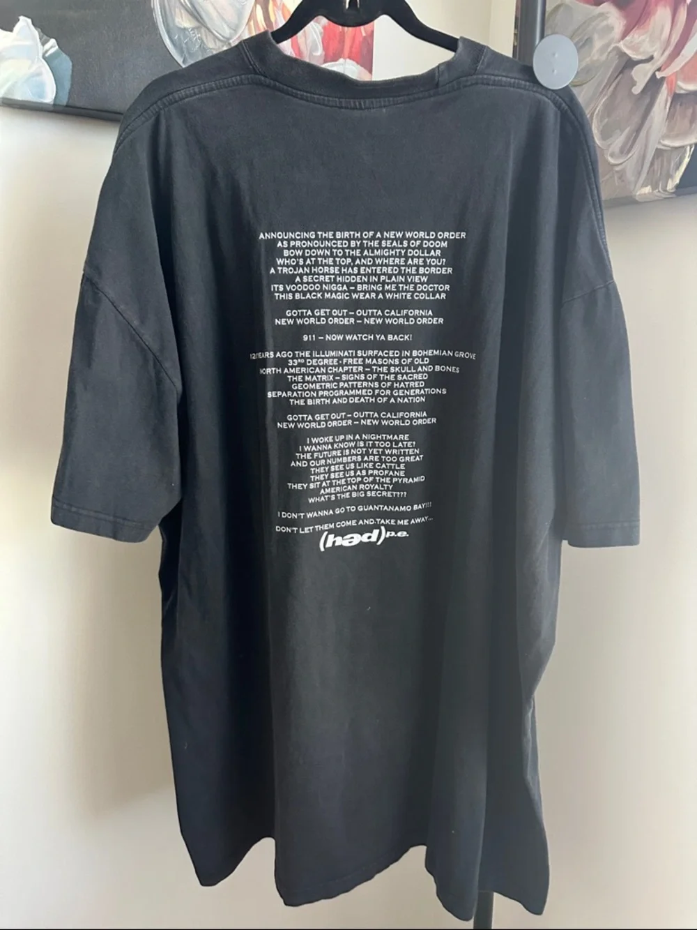 Hed Planet Earth Shirt Mens 4XL Black Graphic Band T-Shirt - Picture 4 of 5